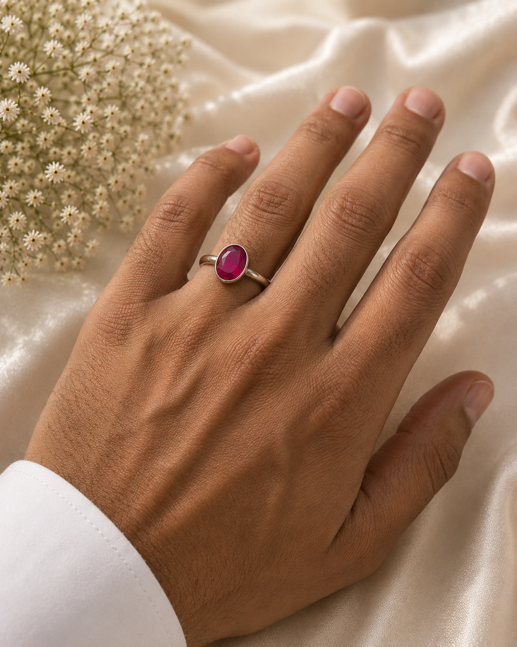 Ruby Imperial Silver Ring – Ultra Elite Edition