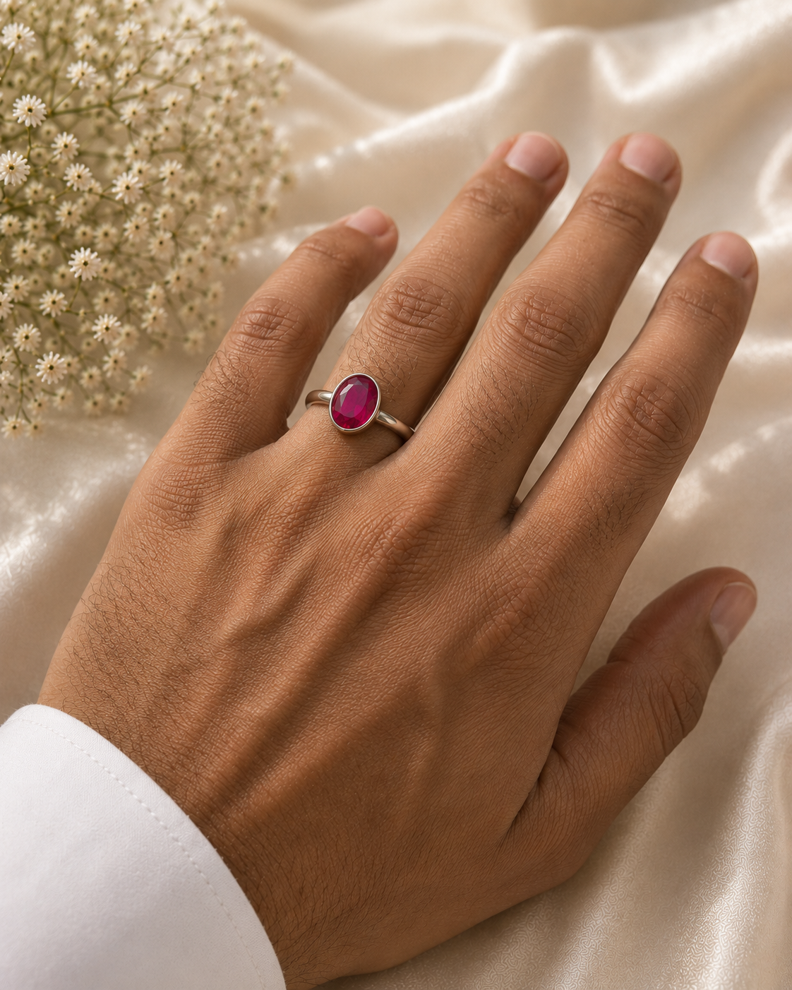 Ruby Imperial Silver Ring – Ultra Elite Edition