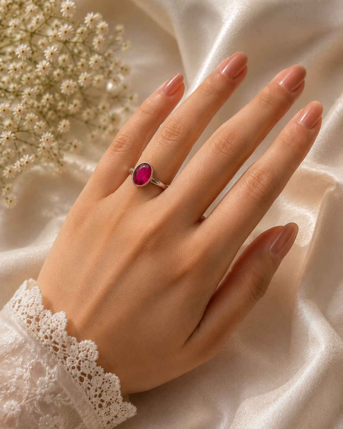 Ruby Imperial Silver Ring – Ultra Elite Edition