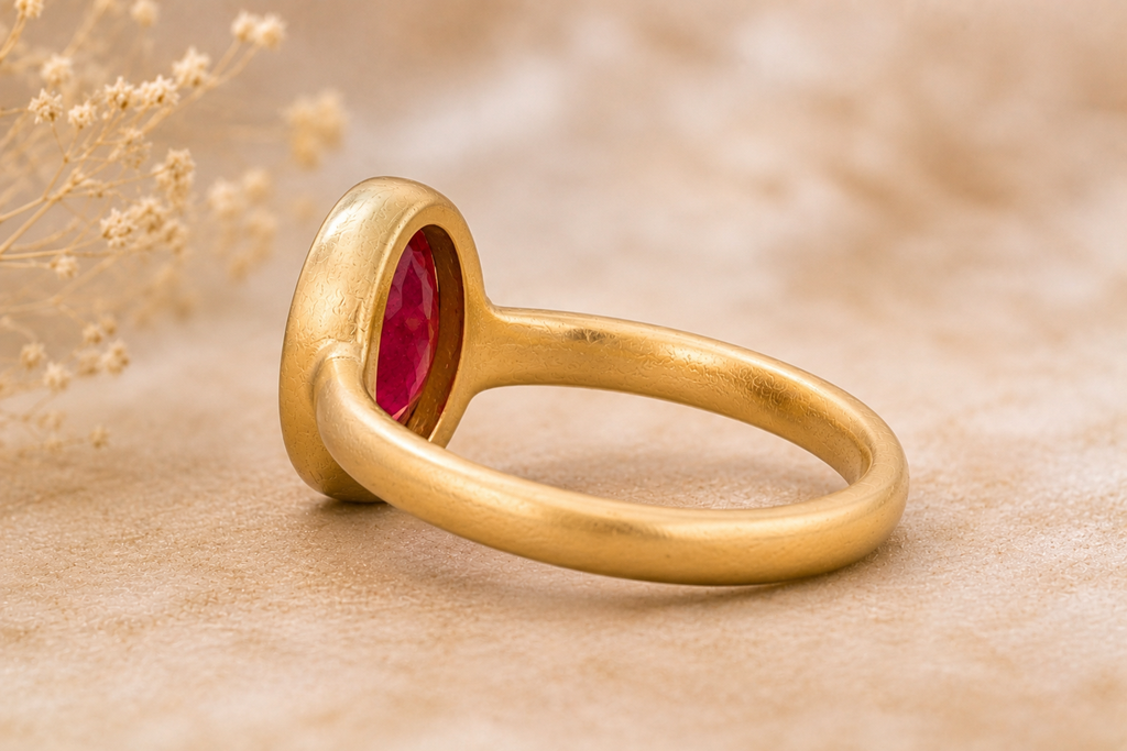 Ruby Substitute Ring (उपरत्न) – Pocket Friendly Edition - Confidence & Clarity