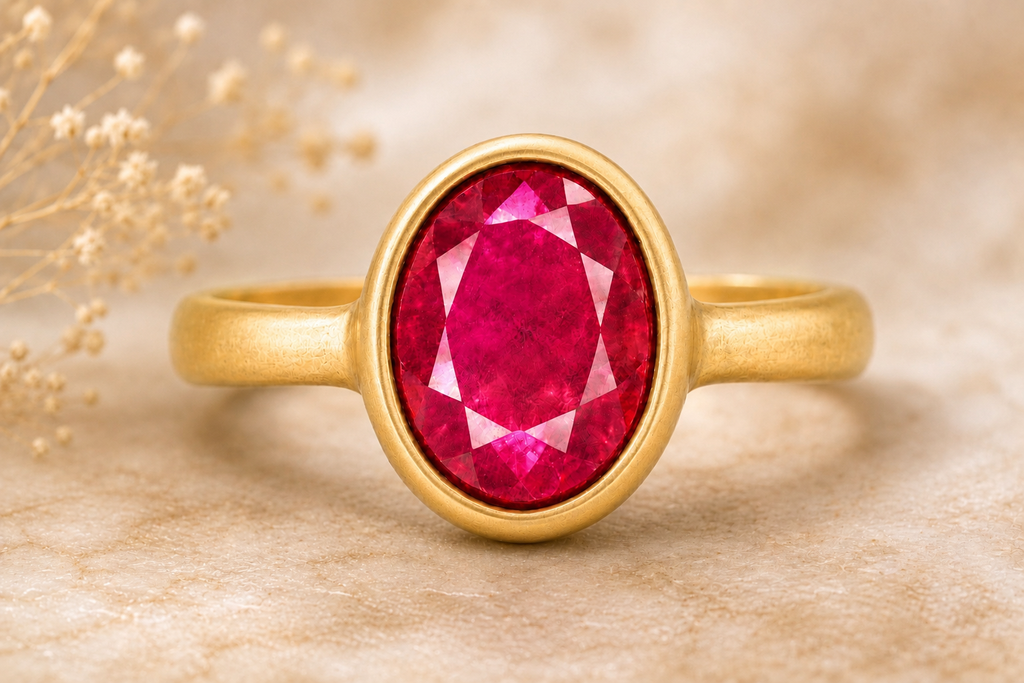 Ruby Substitute Ring (उपरत्न) – Pocket Friendly Edition - Confidence & Clarity